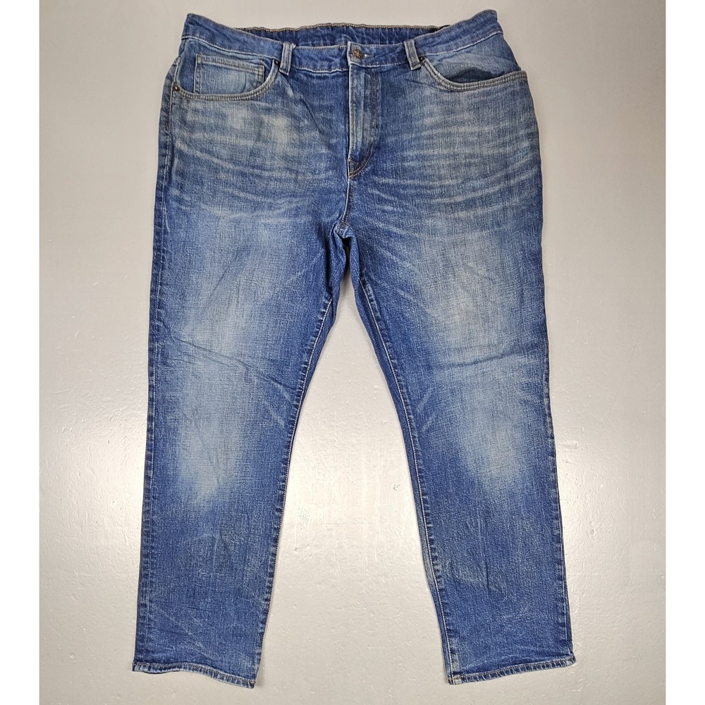 Buffalo‎ David Bitton Jeans Mens 40x32 Relaxed Taper Ben Blue Denim